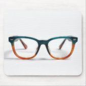 Brille mit Bifokalgläsern Mousepad (Vorne)