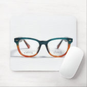 Brille mit Bifokalgläsern Mousepad (Mit Mouse)
