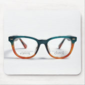 Brille mit Bifokalgläsern Mousepad (Vorne)