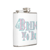 Brille mit Schleier, Rosa und Aquamariner Art Flachmann (Rechts)