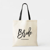 Brille mit schwarzer Hand - Custom Tote Bag Tragetasche (Rückseite)