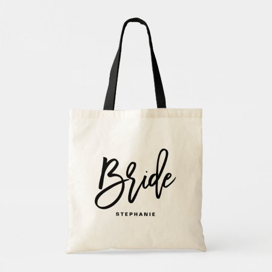 Brille mit schwarzer Hand - Custom Tote Bag Tragetasche (Rückseite)