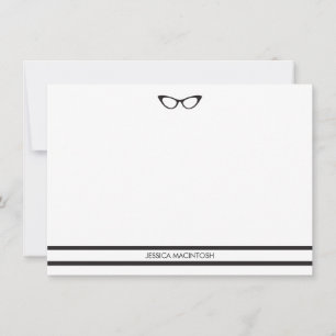 Brille-Mitteilungskarten Mitteilungskarte
