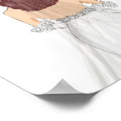 Brille, Modedarstellung Poster (Ecke)