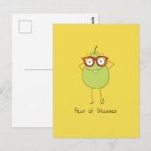 Brille Niedlich & Funny Postcard Postkarte (Vorne/Hinten)
