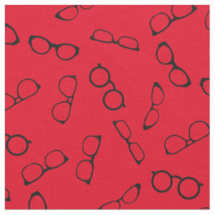 Brille Niedlich Optometrikerrot Stoff