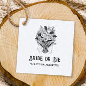 Brille oder Die Halloween-Junggeselinnen-Abschied Geschenkanhänger