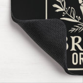 Brille oder Die Skeleton Hand Gothic Chelorette Pa Mousepad (Ecke)