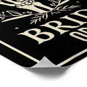 Brille oder Die Skeleton Hand Gothic Chelorette Pa Poster (Ecke)
