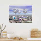 Brille Poster (Küche)