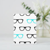 Brille Postkarte (Stehend Vorderseite)