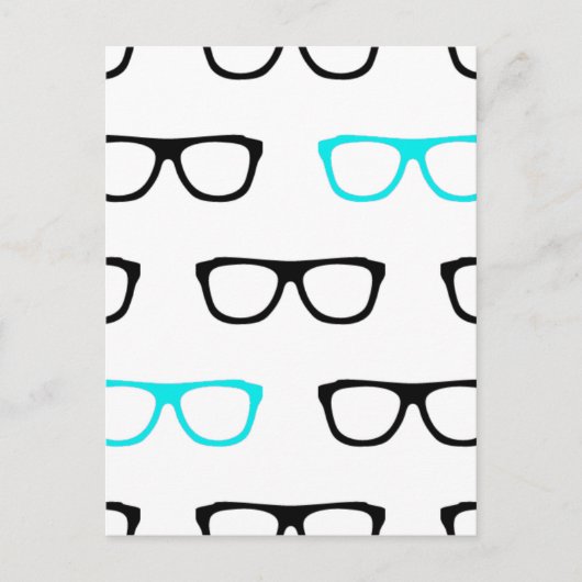 Brille Postkarte (Vorderseite)
