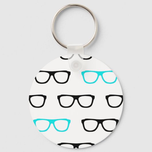 Brille Schlüsselanhänger (Vorderseite)