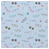 Brille und Kontaktlinsen Stoff (Nahaufnahme)