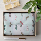 Brille und Sonnenbrille Muster Seidenpapier (Geschenk)