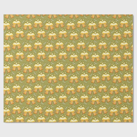 Brille von Biermustern Geschenkpapier (Flach)