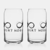 Brille - zweiteiliges Set Dosenglas (Links)