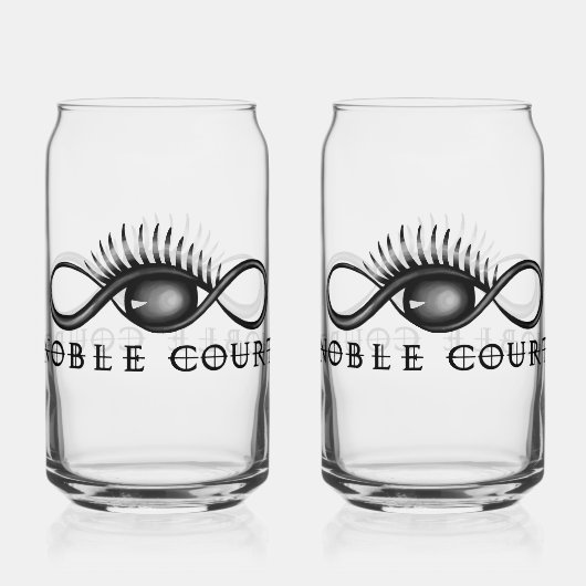 Brille - zweiteiliges Set Dosenglas (Rückseite)