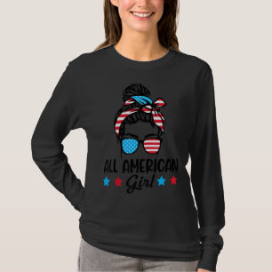 Brillen All American Girl Happy Independence 4th O T-Shirt
