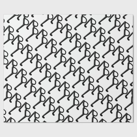 Brillen Geschenkpapier (Flach)