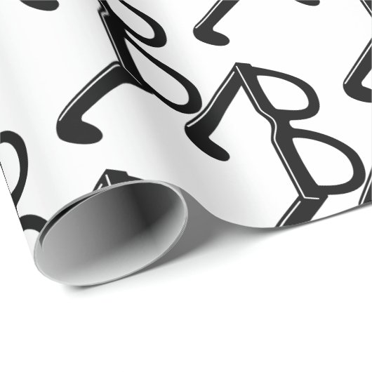 Brillen Geschenkpapier (Rolleneckpunkt)