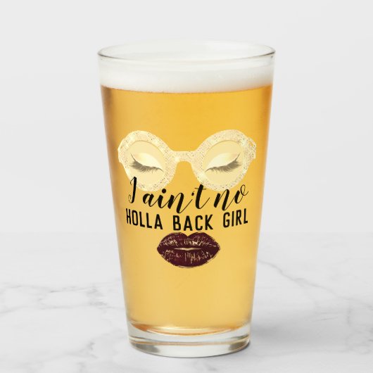 Brillen Make-up Rosa Augenlider Mädchen Power Kuss Glas (Vorne (Gefüllt))