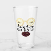 Brillen Make-up Rosa Augenlider Mädchen Power Kuss Glas (Vorderseite)