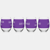 Brillen mit Worten Weinglas Ohne Stiel (Links)