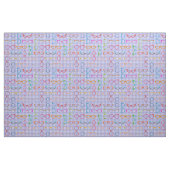 Brillen-Retro moderner Hipster-Veilchen-Gingham Stoff (Yard (91,4 cm))