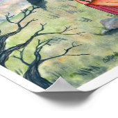 Brillen und das Hexenposter drucken Poster (Ecke)