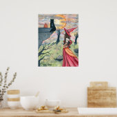 Brillen und das Hexenposter drucken Poster (Küche)