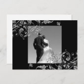 Brillen und Groom sparen die Daten Postkarten (Vorne/Hinten)