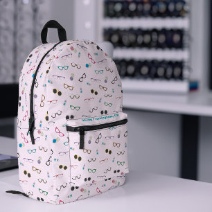 Brillen und Kontaktlinsen Bedruckter Rucksack