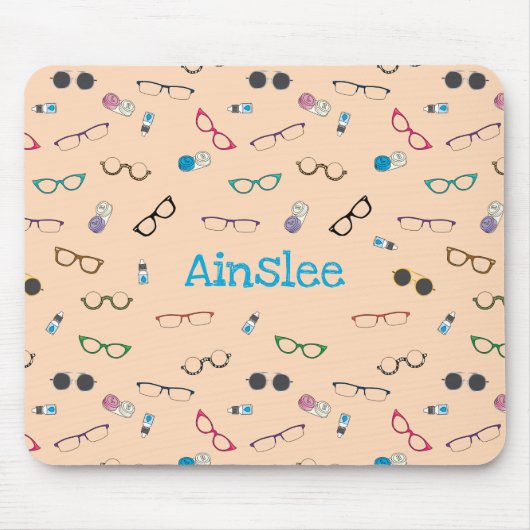 Brillen und Kontaktlinsen Mousepad (Vorne)