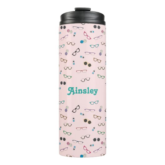 Brillen und Kontaktlinsen Thermosbecher (Vorderseite)