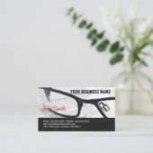 Brillen und Visitenkarte buchen (Stehend Vorderseite)