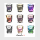 Brillenaufkleber Aufkleber (Blatt)