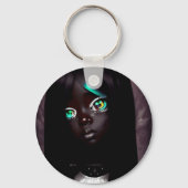 Brillenaugenpuppe Schlüsselanhänger (Vorderseite)