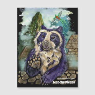 Brillenbär Magnetkarte