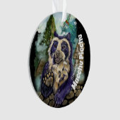 Brillenbär Ornament (Vorderseite)