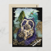 Brillenbär Postkarte (Vorne/Hinten)