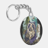 Brillenbär Schlüsselanhänger (Vorderseite links)