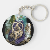 Brillenbär Schlüsselanhänger (Rückseite)