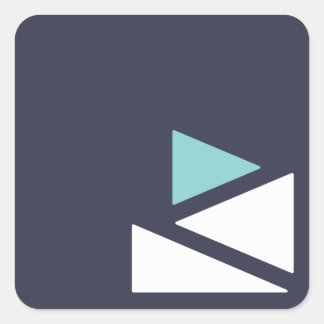 Brillenbrecher Quadratischer Aufkleber