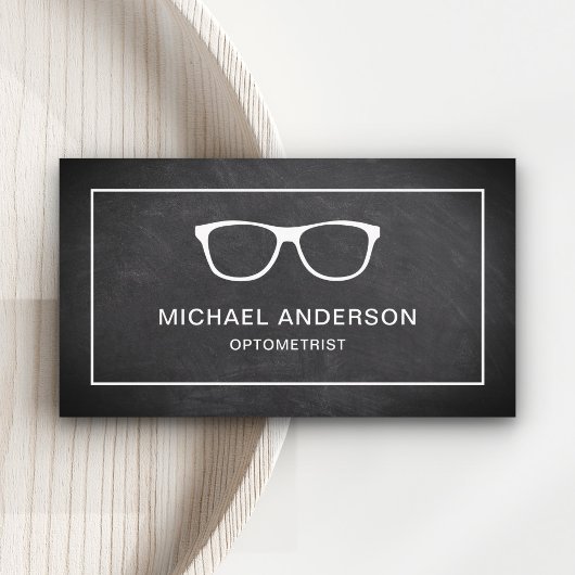Brillenbrille Augenarzt Optometriker Visitenkarte