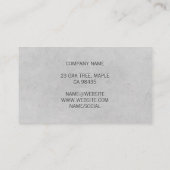 Brillenbrille Augendiagramm | Optometriker Visitenkarte (Rückseite)