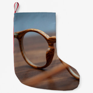 Brillenbrille aus Holz Kleiner Weihnachtsstrumpf