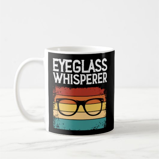 Brillenflüster Optometriker Optometrie Optometrie  Kaffeetasse (Links)