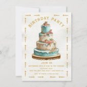 Brillengeburtstag-Party-Tarot Einladung (Rückseite)