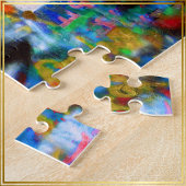 Brillengesicht auf einer Graffiti-Mauer - Puzzle